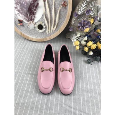 Fake Gucci Leather Horsebit Loafers UQ1474