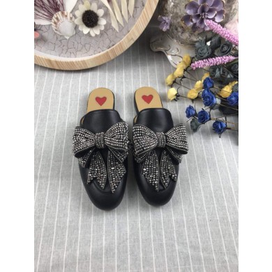 Gucci Princetown Leather Slippers UQ0143