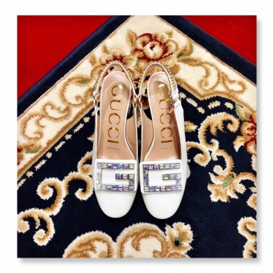 Gucci Slingback Pumps With Crystal UQ0127