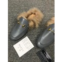 Copy Top Gucci Princetown Leather Slippers UQ2126