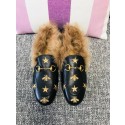 Gucci Princetown Leather Slippers UQ0855