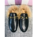 Gucci Princetown Leather Slippers UQ0957