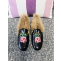 Gucci Princetown Leather Slippers UQ1449