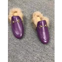 Quality Gucci Princetown Leather Slippers UQ1856