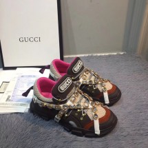 Best Quality Imitation Gucci Flashtrek sneaker with removable crystals UQ2407