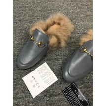 Copy Top Gucci Princetown Leather Slippers UQ2126