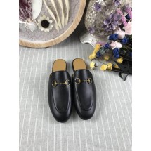 Designer Fake Gucci Princetown Leather Slippers UQ1352