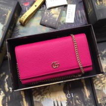 Gucci GG Marmont leather chain wallet UQ2092
