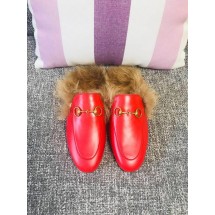 Gucci Princetown Leather Slippers UQ0605
