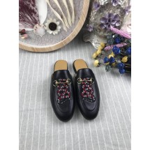 Gucci Princetown Leather Slippers UQ0960