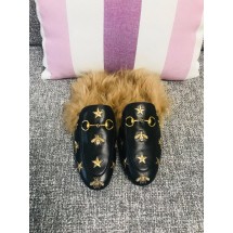 Gucci Princetown Leather Slippers UQ2507