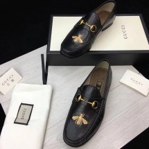 Top Gucci Jordaan Leather Loafers UQ0240