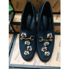 Gucci Jordaan Velvet Loafers UQ0849