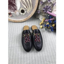 Gucci Princetown Leather Slippers UQ0960