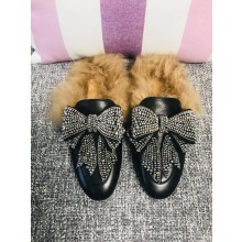 Gucci Princetown Leather Slippers UQ1380