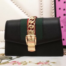 Gucci Sylvie Leather Mini Chain Bag UQ0292