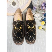 Knockoff Gucci Jordaan Velvet Loafers UQ1738