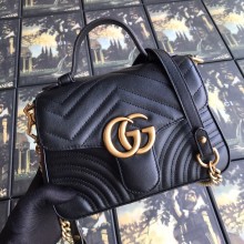 Replica Gucci GG Marmont Mini Top Handle Bag UQ1792
