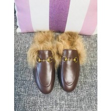 Replica Gucci Princetown Leather Slippers UQ1436