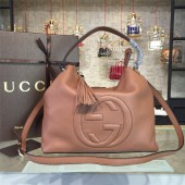 Copy Best Quality Gucci GG Leather hobo UQ2031