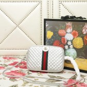 Fake Gucci Quilted leather small shoulder bag UQ1740