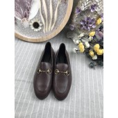 Gucci Leather Horsebit Loafers UQ2481