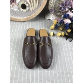 Gucci Princetown Leather Slippers UQ0176