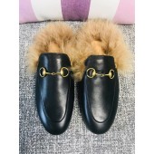 Gucci Princetown Leather Slippers UQ0957