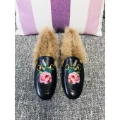 Gucci Princetown Leather Slippers UQ1449