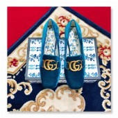 High Quality Imitation Gucci Velvet Pumps UQ1555