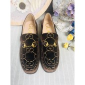 Knockoff Gucci Jordaan Velvet Loafers UQ1738