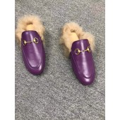 Quality Gucci Princetown Leather Slippers UQ1856