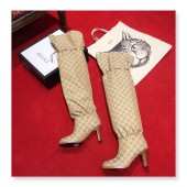 Replica Gucci canvas over-the-knee boots UQ2323